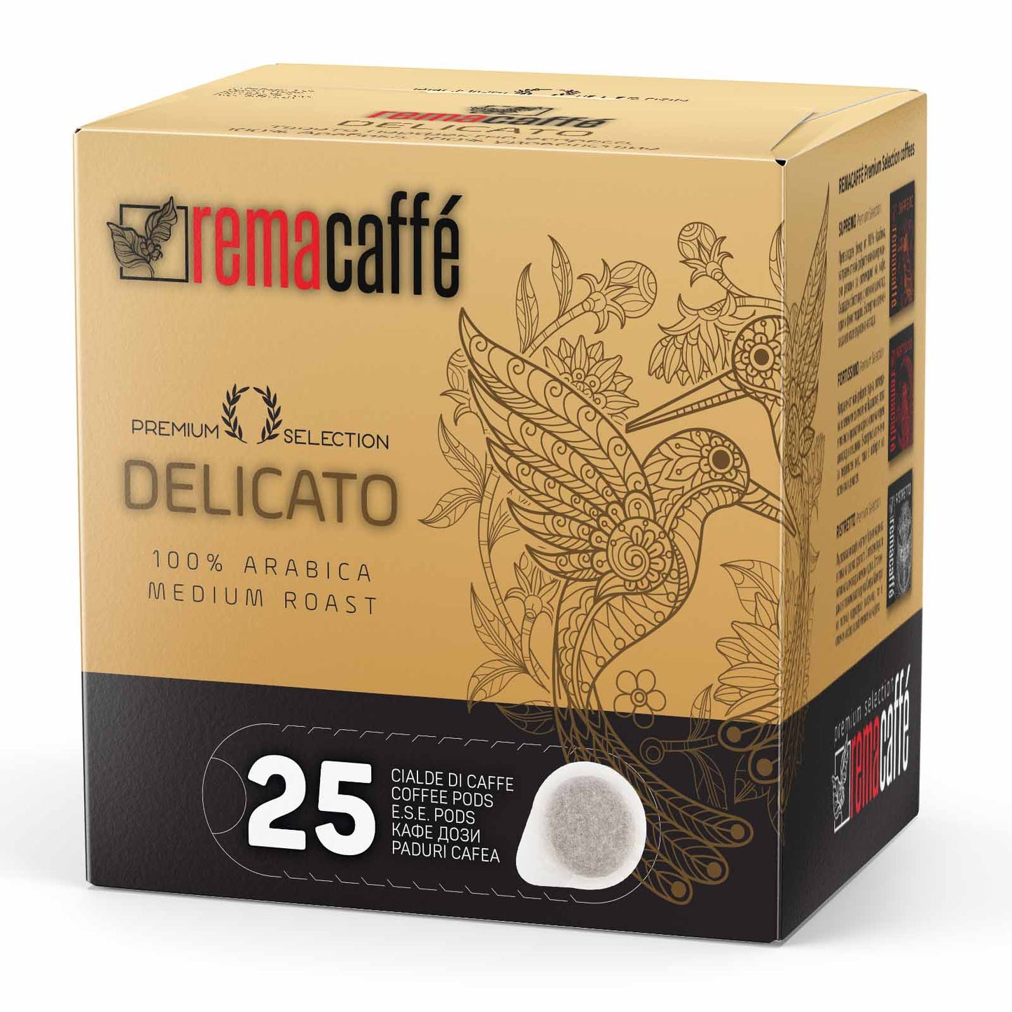 Кафе дози REMACAFFE Delicato, 25 броя