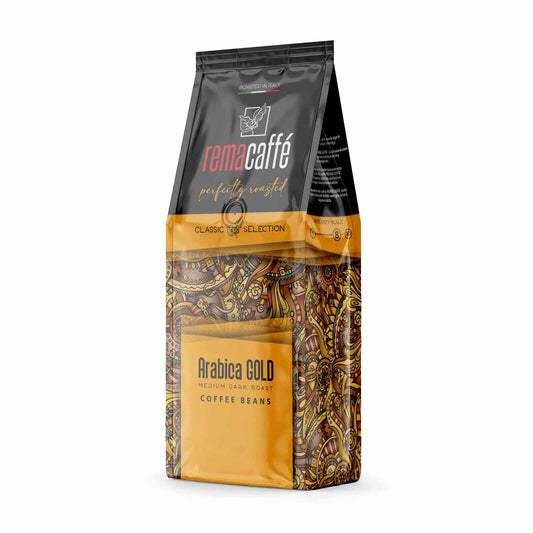 cafea REMACAFFE Arabica GOLD, 250 g, fasole