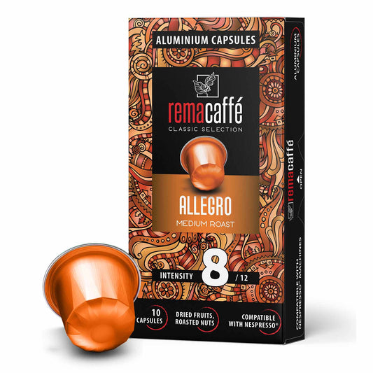 капсули REMACAFFЕ Allegro, 10 бр., съвместими с машини Nespresso