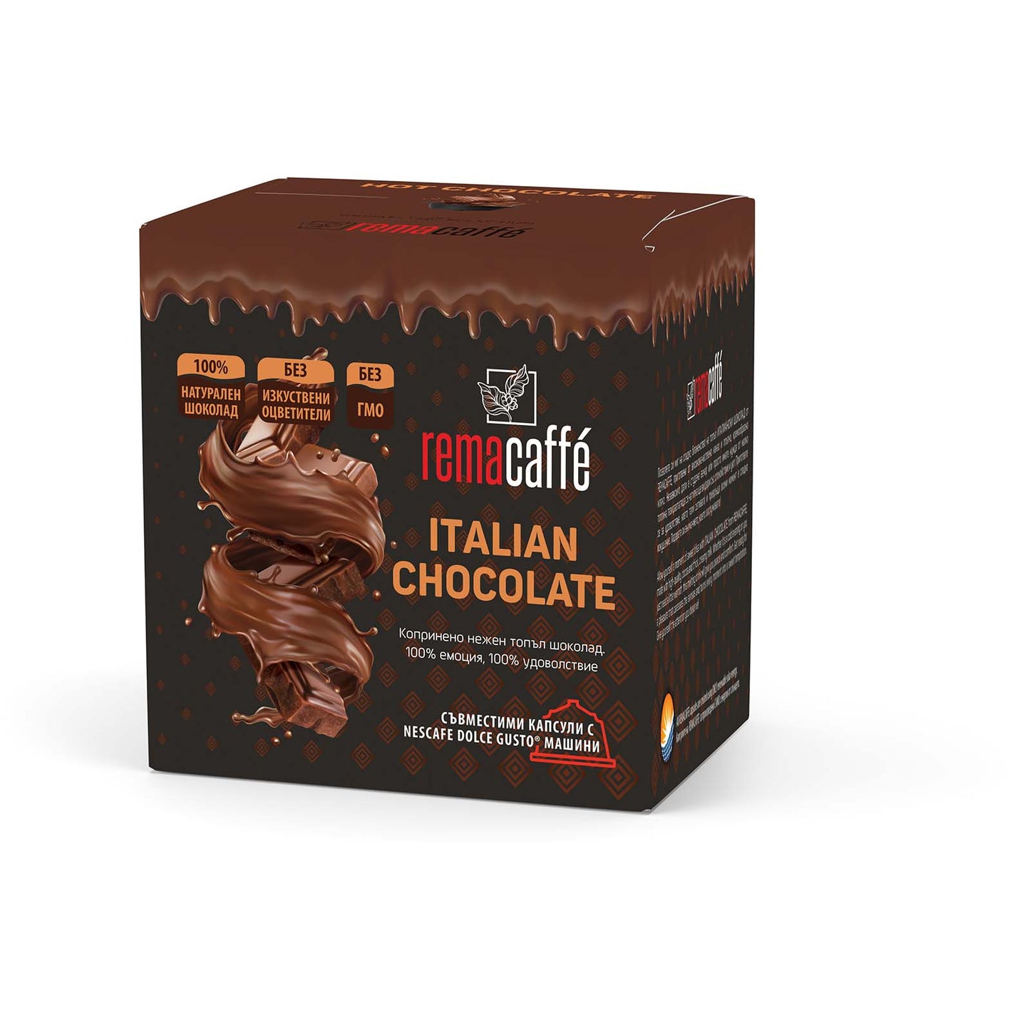 капсули REMACAFFÉ Italian Chocolate, 16 бр., съвместими с Dolce Gusto кафемаши