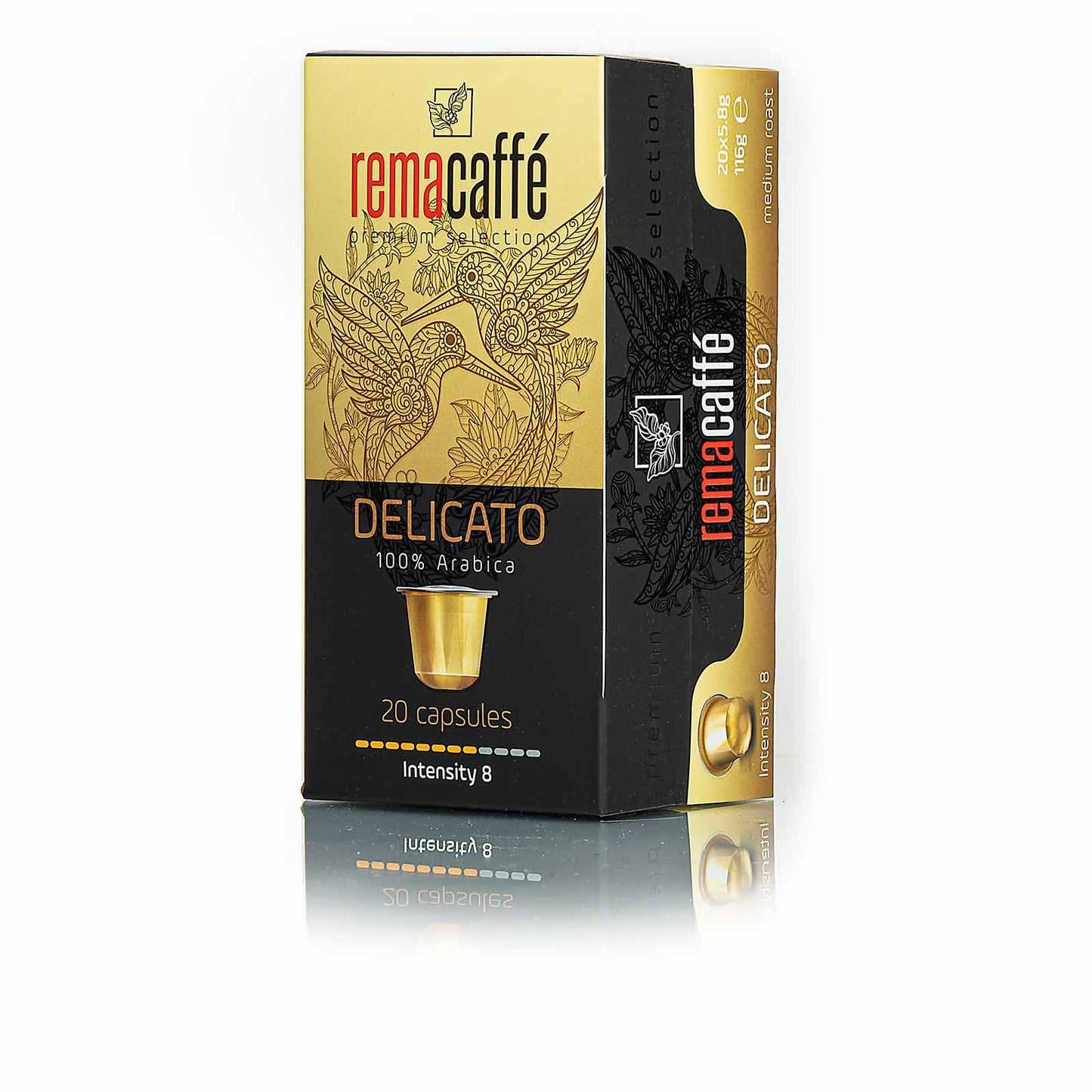 капсули REMACAFFE Delicato, 20 бр., съвместими с кафемашини Nespresso