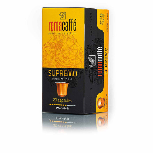 капсули REMACAFFE Supremo, 20 бр., съвместими с кафемашини Nespresso