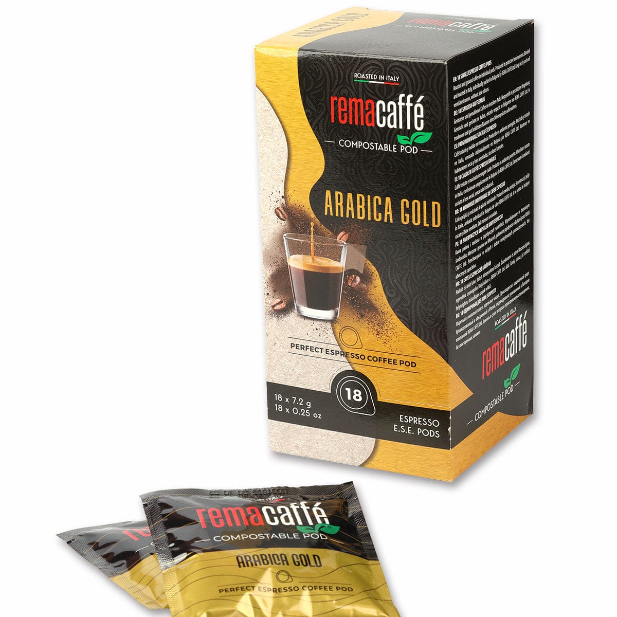 doze de cafea REMACAFFE Arabica GOLD, 18 buc