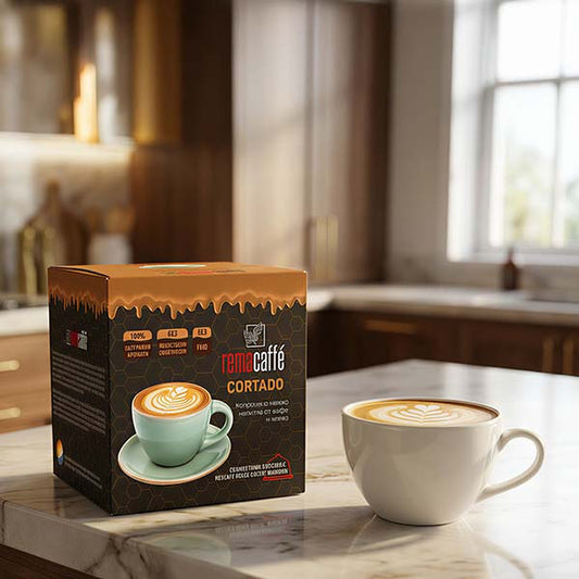 капсули REMACAFFÉ Cortado, 16 бр., съвместими с Dolce Gusto кафемаши