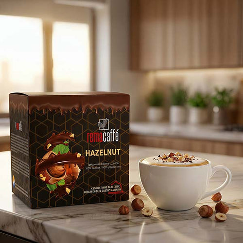 REMACAFÉ Hazelnut capsules, 16 pcs., compatible with Nescafe Dolce Gusto coffee machines
