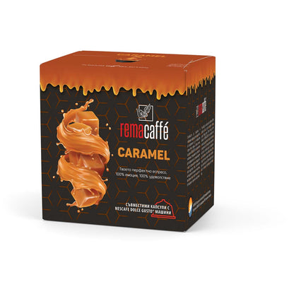 капсули REMACAFFÉ Caramel, 16 бр., съвместими с Nescafe Dolce Gusto кафемаши