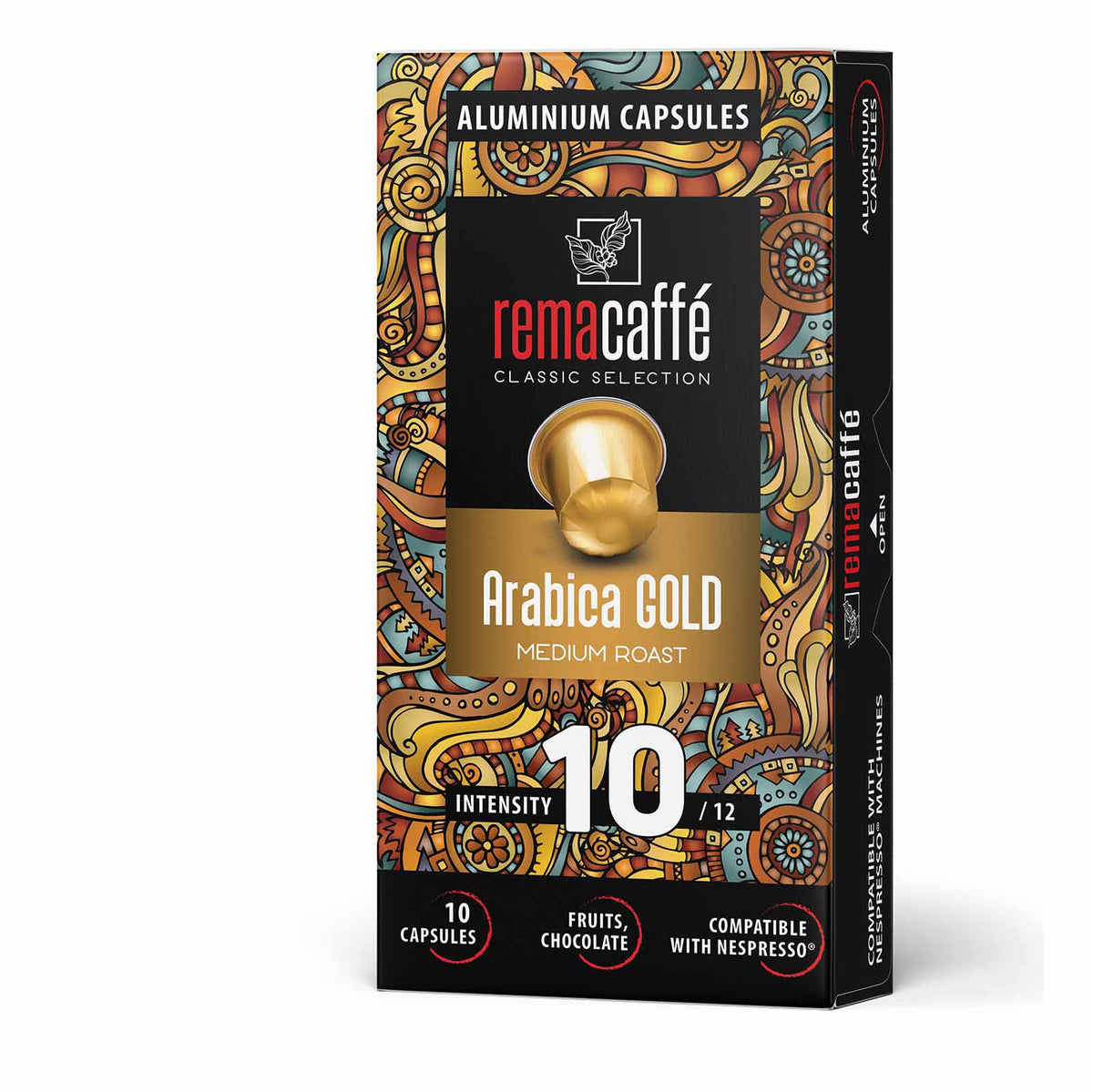 Tab Rabeka Gold Arabica GOLD капсули REMACAFFÉ 10 бр за Nespresso 100% Арабика Бразилия ...