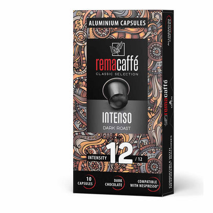 Capsule REMACAFFE Intenso, 10 buc., compatibile cu aparatele Nespresso