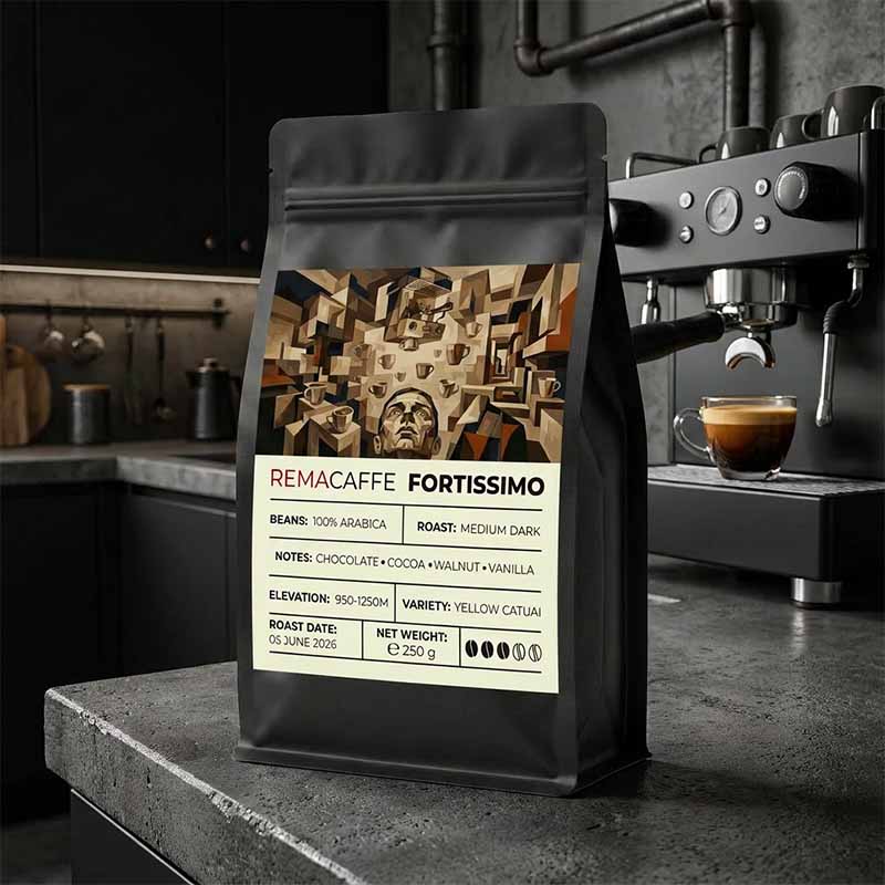 Кафе на зърна REMACAFFE Fortissimo, 250 гр.