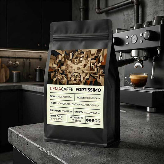 Кафе на зърна REMACAFFE Fortissimo, 250 гр.