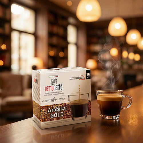 REMACAFFЕ Arabica GOLD capsules, 16 pcs., compatible with Nescafe Dolce Gusto machines