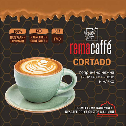 REMACAFÉ capsule de alune, 16 buc., compatibile cu aparatele de cafea Nescafe Dolce Gusto