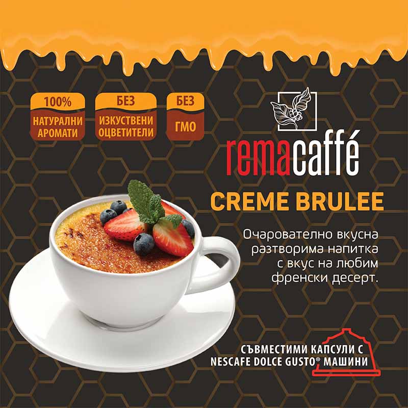 REMACAFÉ capsule de alune, 16 buc., compatibile cu aparatele de cafea Nescafe Dolce Gusto