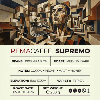 Кафе на зърна REMACAFFE Supremo, 250 гр.