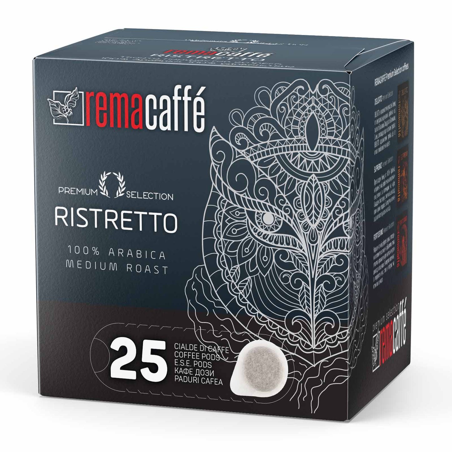 REMACAFFE Doze de cafea Ristretto, 25 buc